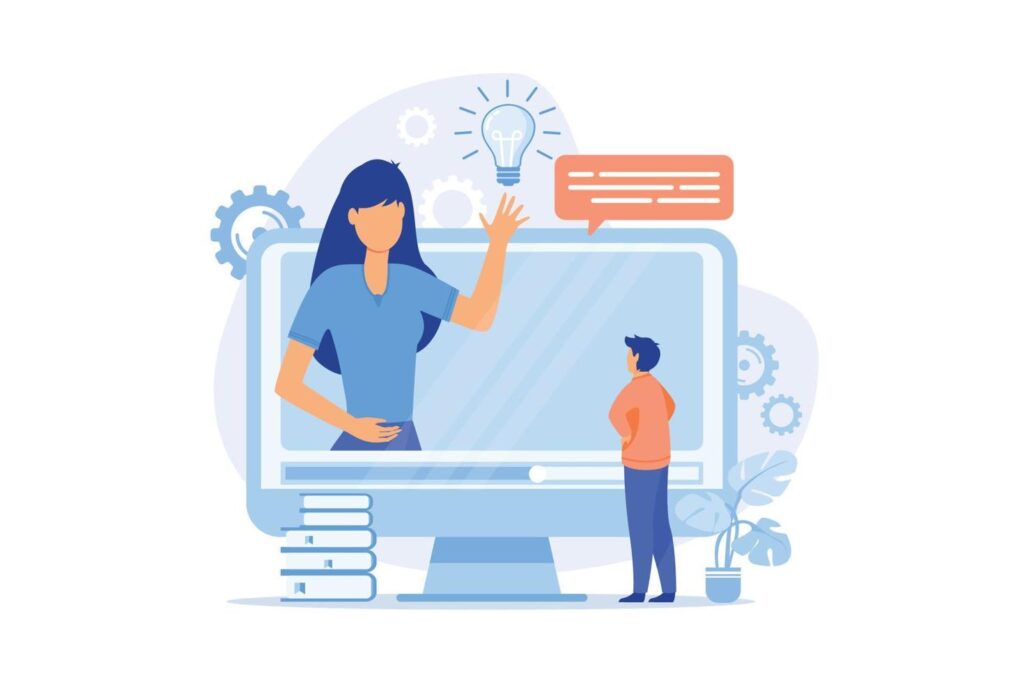 Student participating in training and tutorial session in the UK